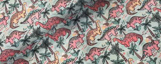 Pink Dino Parade Leggings